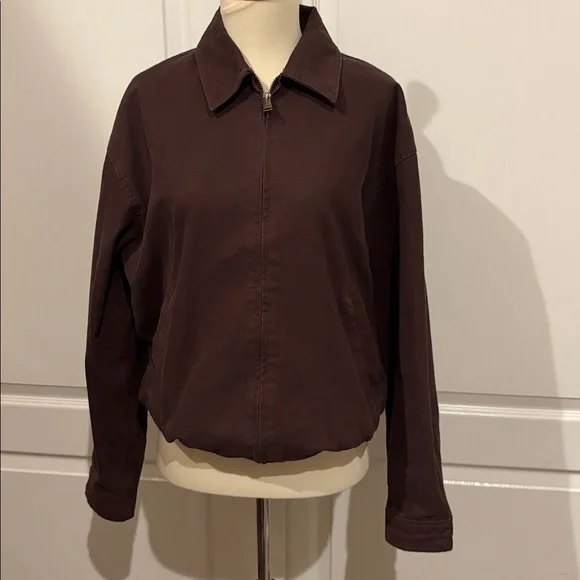 ARITZIA Tna Caddie Blouson Jacket in Rich Brown - Picture 3 of 10